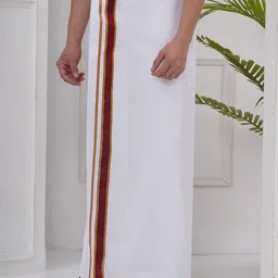 Sethukrishna Mens Readymade Cotton Dhoti image 5