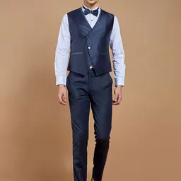 Neumen Men Self Design Single-Breasted 5-Piece Suit-picture-12