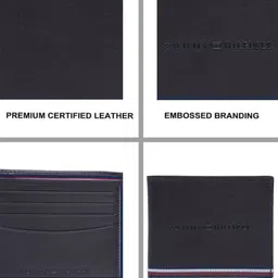 Tommy Hilfiger Men Textured Leather Two Fold Wallet image 3