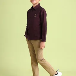 U.S. Polo Assn. Kids Boys Self-Design Pure Cotton Casual Shirt-picture-37