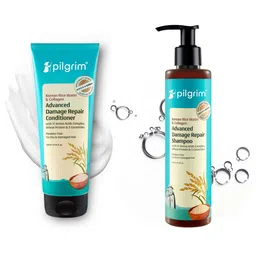 Pilgrim Korean Rice Water & Collagen Damage Repair Shampoo & Conditioner Duo - 200ml each-picture-37