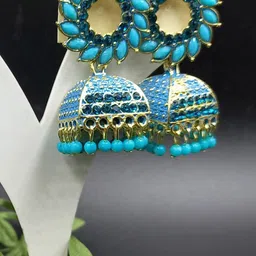 TISHUL JEWELS Classic Jhumkas Earrings-picture-32