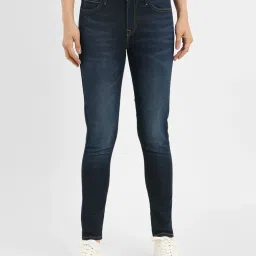Women's 710 Blue Skinny Fit Mid Rise Jeans-image-73