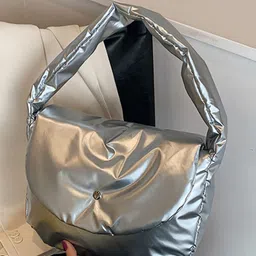 HAUTE SAUCE by Campus Sutra Leather Structured Shoulder Bag with Applique-picture-54