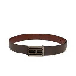 Tommy Hilfiger Men Textured Leather Reversible Slim Formal Belt-picture-15
