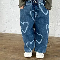 LULU & SKY Girls Straight Fit Highly Distressed Jeans-picture-41