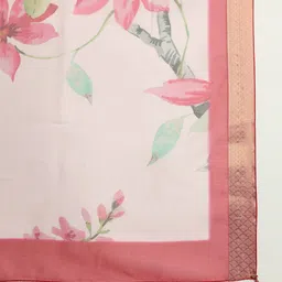 Colors  of Earth Floral Embroidered Straight Kurta With Trousers & Dupatta image 4