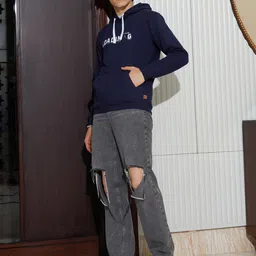 Campus Sutra Men Printed Hooded Sweatshirt-picture-55