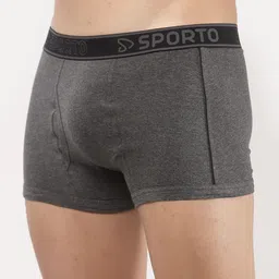 Sporto by Macho Pack Of 4 Bio-Polish Mid-Rise Short Trunks image 3