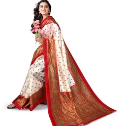 HERE&NOW Paisley Printed Saree image 2