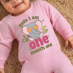 KNITROOT Infants Printed Cotton Rompers image 2