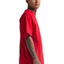 Cool Plus Round Neck Drop Shoulder Cotton Oversized T-shirt image 3