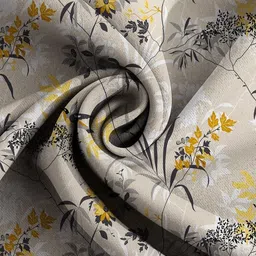 SHOMES Cream Floral 250 TC Fitted Double King Bedsheet with 2 Pillow Covers image 3