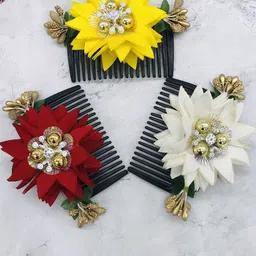 GADINFASHION Women Set of 3 Comb Pin-image-85