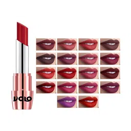 VOLO Set Of 5 Creme Matte Lipstick-3.5g Each-Cherry-Red-Passion Pink-Magenta-Wine image 2