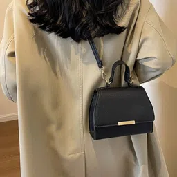 corsica Women Black Solid Handbags image 2