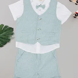 Pantaloons Baby Boys Shirt with Shorts-picture-58