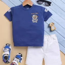 Toonyport Boys Pure Cotton Printed T-shirt With Shorts-image-99