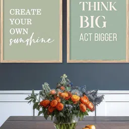 WALLLANE Brown Wood Wall Art-picture-42