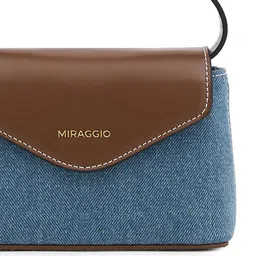 MIRAGGIO Women Solid Structured Sling Bag image 5