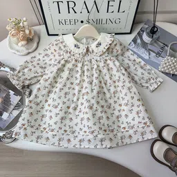 StyleCast x Revolte Girls Ethnic Motifs Print Peter Pan Collar Fit & Flare Dress-picture-53