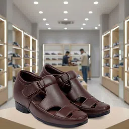 Bxxy Men Shoe-Style Roman 7.62 Cm Elevator Height Increasing Formal Sandals-picture-24