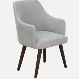 casacraft from pepperfry Bolivar Dining Chair In Ash Grey Colour image 4