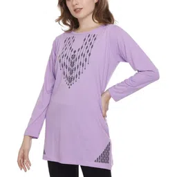 AMAHA FASHIONS Pack Of 2 Printed Round Neck Short Sleeves Cotton Lounge T-Shirts-picture-13