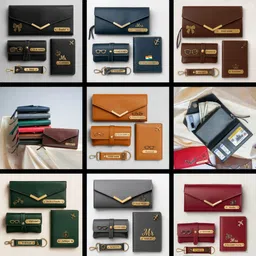 celedhub Men & Women Casual Red Artificial Leather Wallet image 2