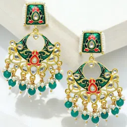 OOMPH Floral Drop Earrings-picture-33