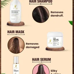 Cyae Set Of 3 Shampoo- 250 ml- Hair Mask- 200 ml & Hair Serum- 50 ml-image-8
