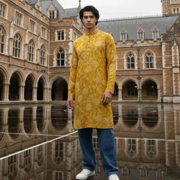 Anouk Rustic Floral Printed Kurta image 2