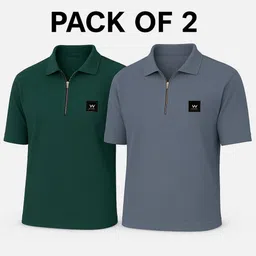 VINTHON Men 2 Polo Collar T-shirt-picture-29