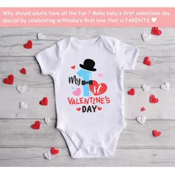 Lillypupp Infants Printed Pure Cotton Round Neck Bodysuit image 2