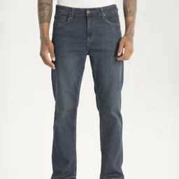 Snitch Men Comfort Relaxed Fit Light Fade Stretchable Jeans image 1