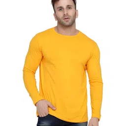 BEYOU FASHION Round Neck Cotton Slim Fit T-shirt-image-49