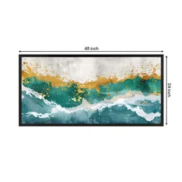 999Store Blue & White 1 Piece Canvas Other Wall Paintings image 5