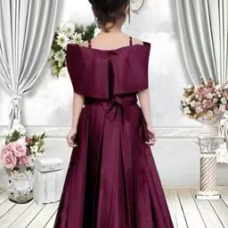 TASDIK GARMENTS Satin Fit & Flare Dress image 5