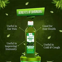 Axiom Bhringraj Juice|Helpful In Control Hair Fall | Useful in Hair Growth -500ml image 2
