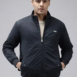 ColorPlus Mock Collar Pure Cotton Bomber Jacket image 5