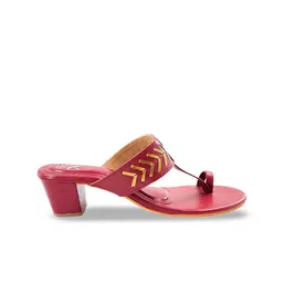 THE MADRAS TRUNK Women Open Toe Block Sandals image 3