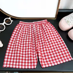 FOREVER FRIDAY Girls Checked Printed Shorts-picture-38