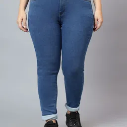 Nifty Women Plus Size Skinny Fit Denim Stretchable Jeans-image-70