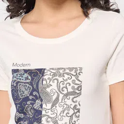 Honey by Pantaloons Print Bohemian Cotton Top image 2