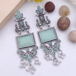 bhanu diam Bestseller Combo Of Earrings Silver Earring Set image 3