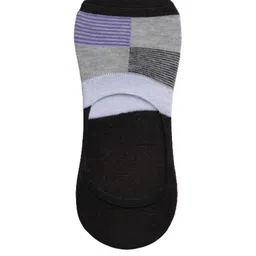 VOICI Unisex Pack Of 6 Multi Color No-Show Invisible Casual Cotton Loafer Socks image 3