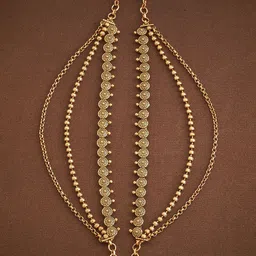 Kushal's Fashion Jewellery Gold Plated Ethnic Antique Matil-picture-41