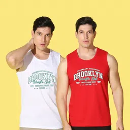 WOOSTRO Men Typography 2 Printed Raw Edge Slim Fit T-shirt image 3