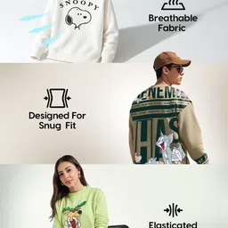Bewakoof Men Printed Sweatshirt image 2