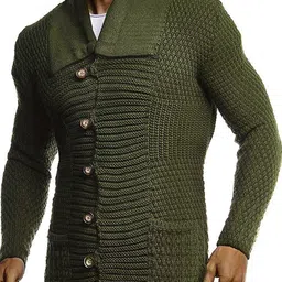 Mast & Harbour Men Shirt Collar Long Sleeves Cardigan image 3